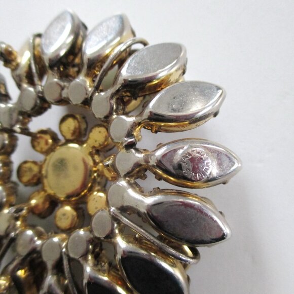 Jay Flex Sterling Brooch Large Size Made in Canada Vintage - Picture 5 of 6